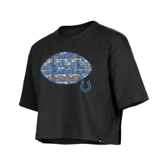 Girl's Flip Sequin Boxy T-Shirt - Indianapolis Colts