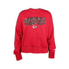Girl's Flip Sequin Sweatshirt - Kansas City Chiefs