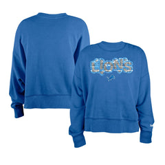 Girl's Flip Sequin Sweatshirt - Detroit Lions