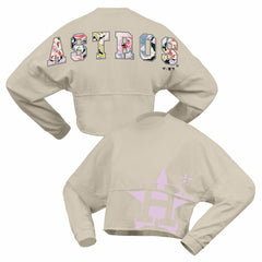 MLB Houston Astros Fanatics Women's Floral Preppy Cropped Long Sleeve T-Shirt