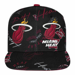 NBA Miami Heat Outerstuff Youth Street Hooper Allover Print Snapback Hat