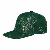 NBA Milwaukee Bucks Outerstuff Youth Street Hooper Allover Print Snapback Hat