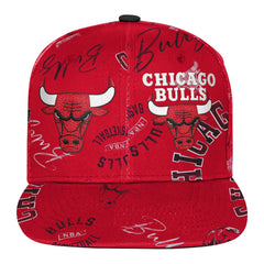NBA Chicago Bulls Outerstuff Youth Street Hooper Allover Print Snapback Hat