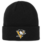 NHL Black Pittsburgh Penguins Outerstuff Youth 2.0 Essential Cuffed Knit Hat