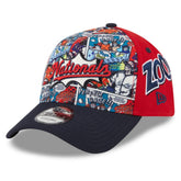 MLB Washington Nationals New Era Youth 2025 MLB Diamond Hero Edition A-Frame 9FORTY Adjustable Hat