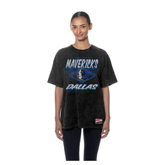 NBA Dallas Mavericks Women's Throwback Mineral Wash Oversized T-Shirt sale