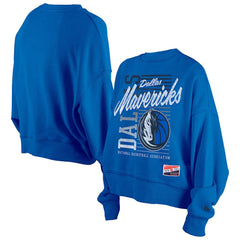 NBA Dallas Mavericks Women's Boxy Throwback Mineral Wash Sweatshirt sale