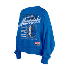 NBA Dallas Mavericks Women's Boxy Throwback Mineral Wash Sweatshirt sale