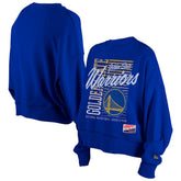 NBA Golden State Warriors Women's Boxy Throwback Mineral Wash Sweatshirt sale