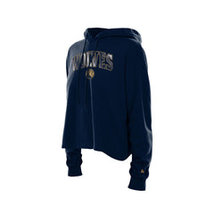 NBA Minnesota Timberwolves Women's Glam Game Open Back Hoodie