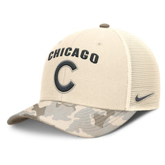 MLB Chicago Cubs Nike Camo Natural Pack Rise Adjustable Trucker Hat
