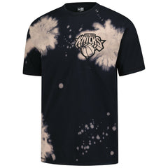 NBA New York Knicks Injection Bleached Out Raw Edge Oversized T-Shirt