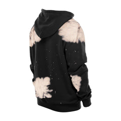 NBA New York Knicks Injection Bleached Out Raw Edge Hoodie