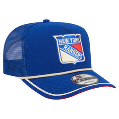 NHL Blue New York Rangers New Era Vintage Team Rope A-Frame 9FIFTY Snapback Hat