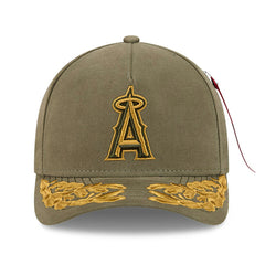 MLB Los Angeles Angels New Era x Alpha Industries A-Frame 9FORTY Adjustable Hat