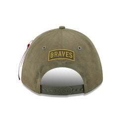 MLB Atlanta Braves New Era x Alpha Industries A-Frame 9FORTY Adjustable Hat