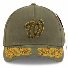 MLB Washington Nationals New Era x Alpha Industries A-Frame 9FORTY Adjustable Hat