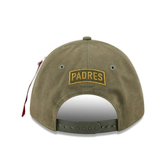MLB San Diego Padres New Era x Alpha Industries A-Frame 9FORTY Adjustable Hat