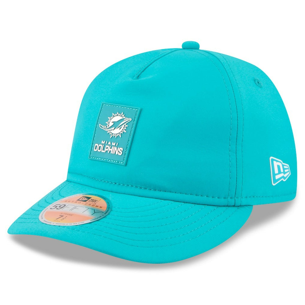 2025 Sideline Retro Crown 59FIFTY Fitted Hat - Miami Dolphins