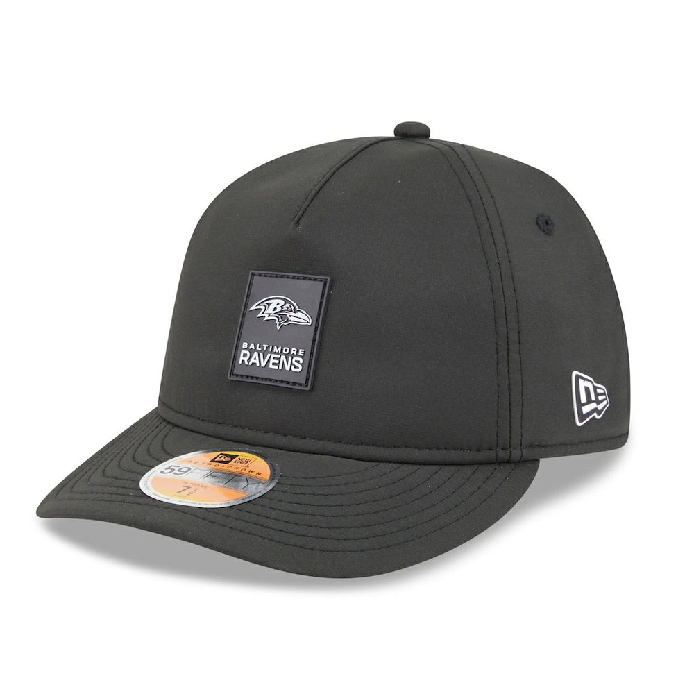 2025 Sideline Retro Crown 59FIFTY Fitted Hat - Baltimore Ravens
