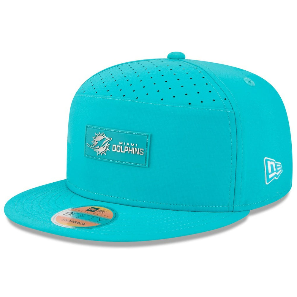 2025 Sideline Split Panel 9FIFTY Snapback Hat - Miami Dolphins