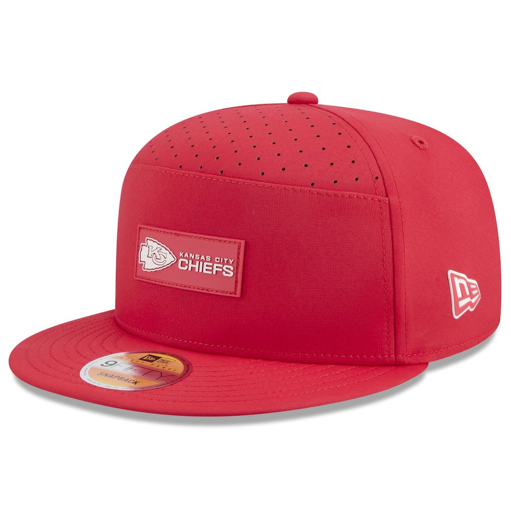2025 Sideline Split Panel 9FIFTY Snapback Hat - Kansas City Chiefs