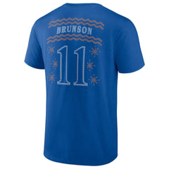 NBA Jalen Brunson New York Knicks Ugly Sweater Name & Number T-Shirt