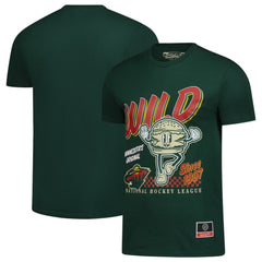NHL Green Minnesota Wild Mitchell & Ness Local Food T-Shirt
