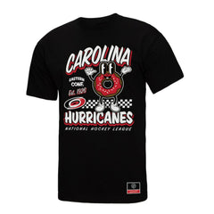 NHL Black Carolina Hurricanes Mitchell & Ness Local Food T-Shirt