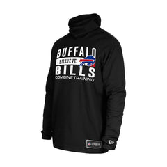 Functional Fandom Balaclava Helmet Stripe Tri-Blend Hoodie - Buffalo Bills