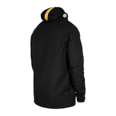 Functional Fandom Balaclava Helmet Stripe Tri-Blend Hoodie - Pittsburgh Steelers
