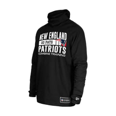Functional Fandom Balaclava Helmet Stripe Tri-Blend Hoodie - New England Patriots