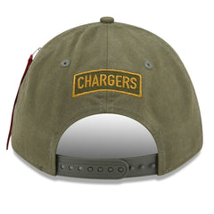 x Alpha Industries A-Frame 9FORTY Adjustable Hat - Los Angeles Chargers