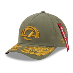 x Alpha Industries A-Frame 9FORTY Adjustable Hat - Los Angeles Rams