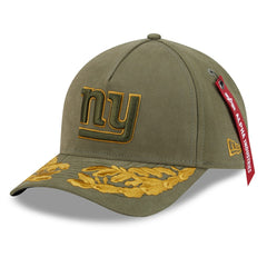 x Alpha Industries A-Frame 9FORTY Adjustable Hat - New York Giants