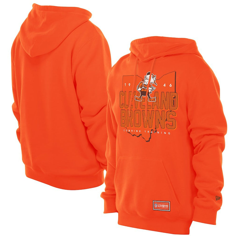 Combine Authentic Local State Throwback Hoodie - Cleveland Browns