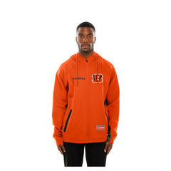 Combine Authentic Raglan Scuba Full-Zip Hoodie - Cincinnati Bengals