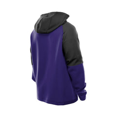 Combine Authentic Color Block Raglan Pullover Hoodie - Baltimore Ravens