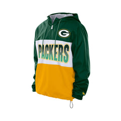 Ripstop Quarter-Zip Hooded Windbreaker - Green Bay Packers