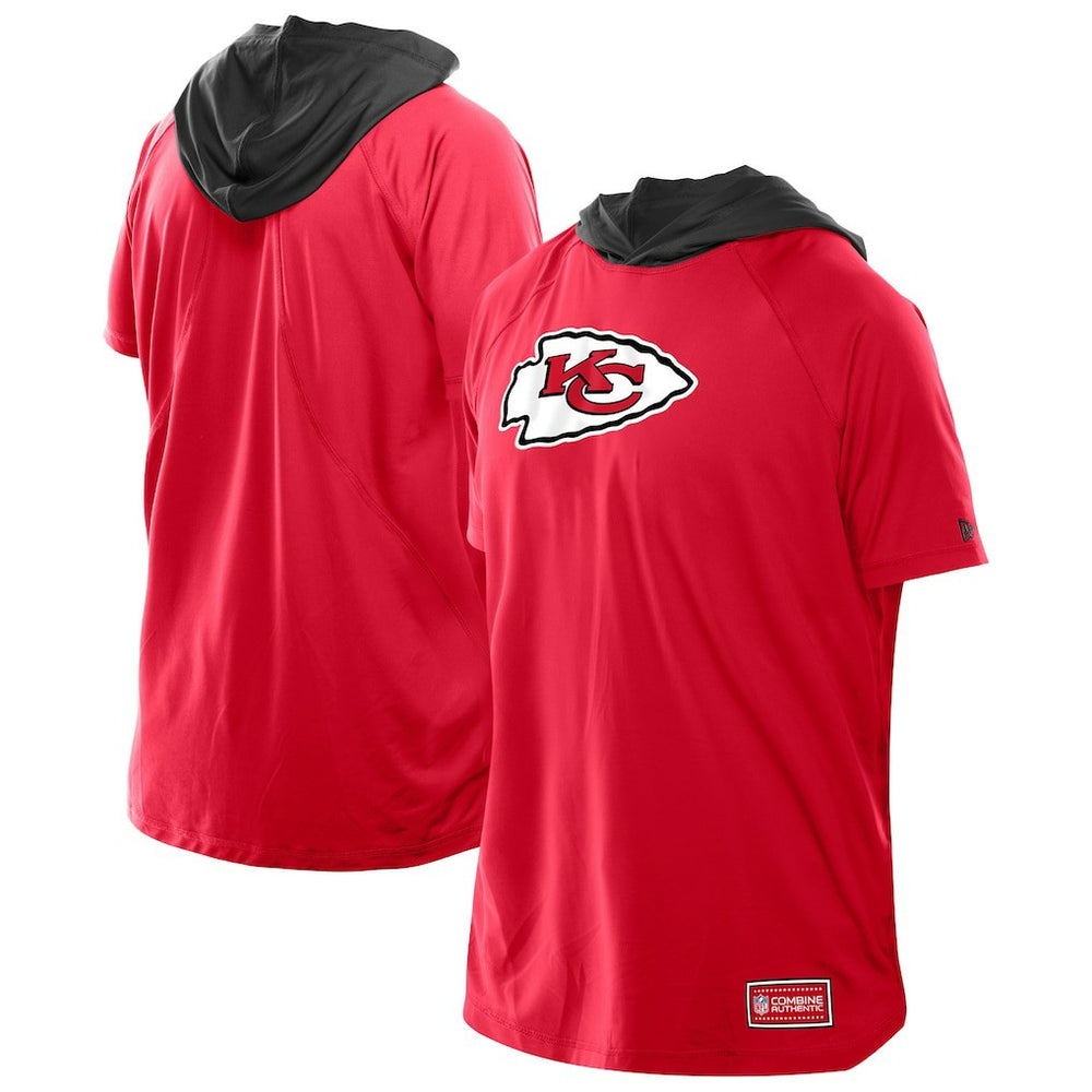 Combine Authentic Hooded Raglan Short-Sleeve T-Shirt - Kansas City Chiefs