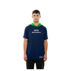 Combine Authentic Hooded Raglan Short-Sleeve T-Shirt - Seattle Seahawks