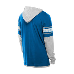 Twofer Layered Long Sleeve Hoodie T-Shirt - Detroit Lions