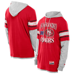 Twofer Layered Long Sleeve Hoodie T-Shirt - San Francisco 49ers