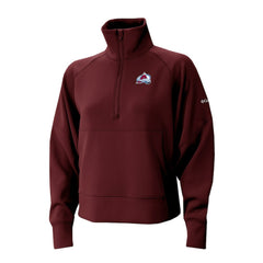 NHL Maroon Colorado Avalanche Columbia Women's Wickhams Hills Raglan Omni-Wick Half-Zip Pullover