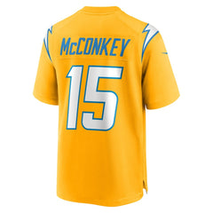 Ladd McConkey Alternate Charger Power Game Player Jersey - Los Angeles Chargers