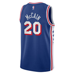 NBA Jared McCain Philadelphia 76ers Youth Swingman Jersey