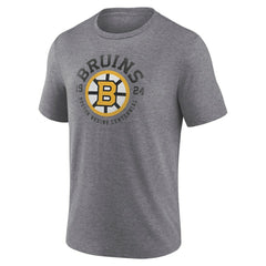 NHL Heather Gray Boston Bruins Centennial Rewind Tri-Blend T-Shirt