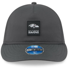 2025 Sideline Cold Weather Retro Crown 59FIFTY Fitted Hat - Baltimore Ravens