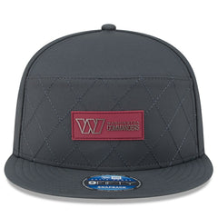 2025 Sideline Cold Weather Split Panel 9FIFTY Snapback Hat - Washington Commanders