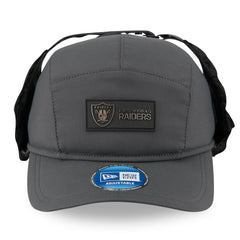 2025 Sideline Cold Weather Runner Dog Ear Adjustable Hat - Las Vegas Raiders